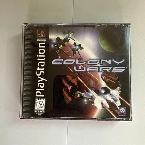 Colony Wars (Sony PlayStation 1, PS1, 1997, 2-Disc) Complete, Manual, Reg Card