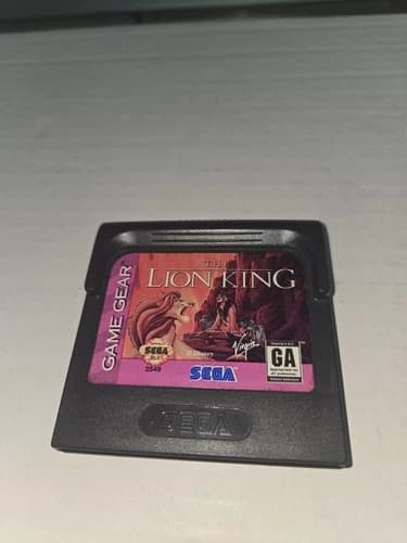Disney's The Lion King Sega Game Gear Video Game Cartridge Only