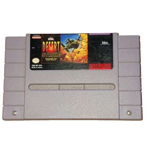 Desert Strike Return to the Gulf (Super Nintendo, 1992) SNES Authentic Cartridge