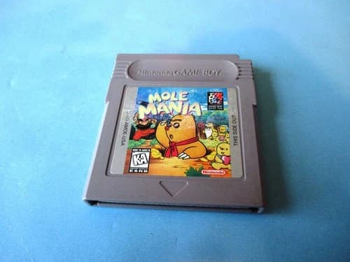 Mole Mania Nintendo Game Boy Game Color Advance SP Game