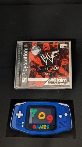 WWF Attitude: Get It (Sony PlayStation 1, 1999) PS1 CIB COMPLETE