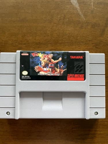 Fatal Fury (SNES, 1992) Cartridge Only Authentic Tested MINT