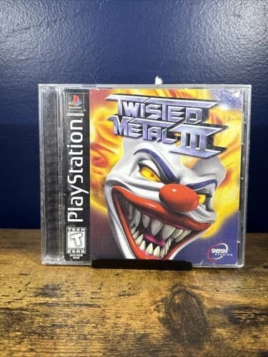 Twisted Metal III 3 (Sony PlayStation 1 PS1, 1998) Black Label - CIB
