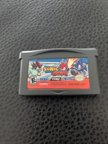 Nintendo Sonic Battle Gameboy Advance Cartridge