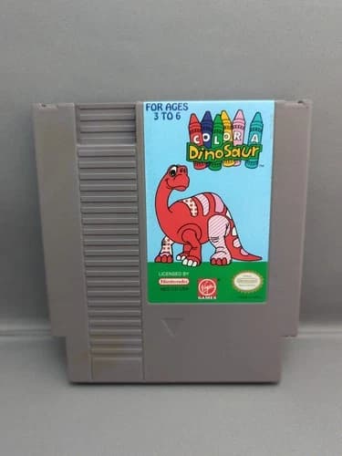 * Color A Dinosaur (Nintendo NES) Cartridge Only