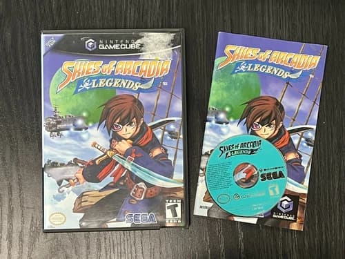 Skies of Arcadia Legends (Nintendo GameCube, 2003) CIB Tested