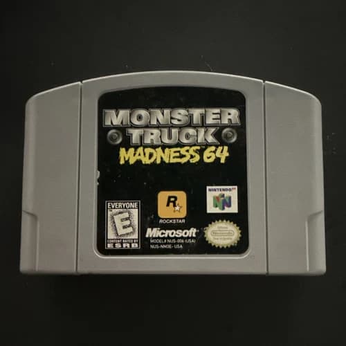 Rockstar Monster Truck Madness 64 Nintendo 64 N64 Cartridge E NTSC-U/C