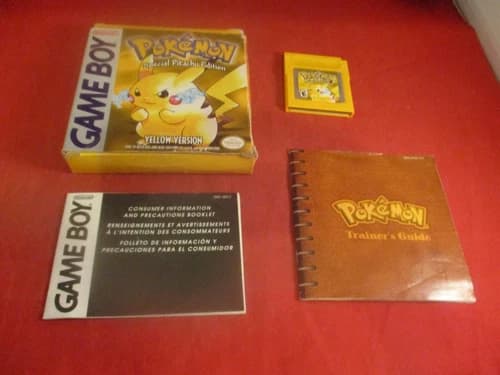 Pokémon Yellow Version: Special Pikachu Edition Nintendo Game Boy COMPLETE w/Box