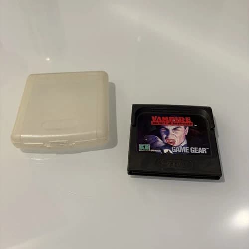 Sega Game Gear Rare Vampire: Master of Darkness 1993, Authentic with OEM Holder
