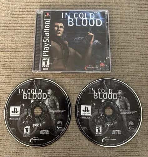 In Cold Blood (Sony PlayStation 1, 2001) PS1 Complete CIB w/ Reg Card