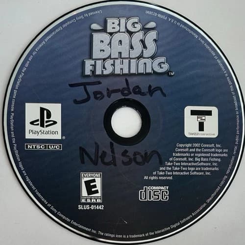 Big Bass Fishing (Sony PlayStation 1, PS1) DISC ONLY | NO TRACKING | M420