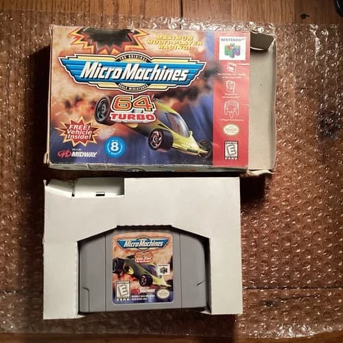 Micro Machines 64 Turbo N64 Complete With Box No Car Or Manual