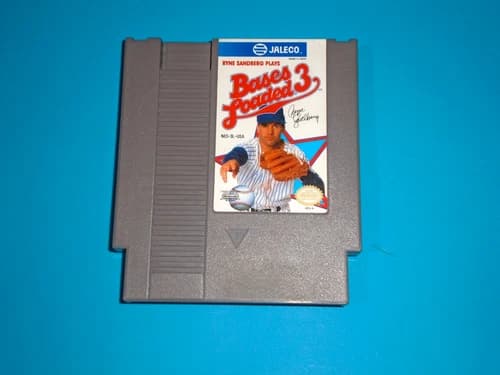Bases Loaded 3 (Nintendo Entertainment System NES 1991) Baseball Jakeco NICE