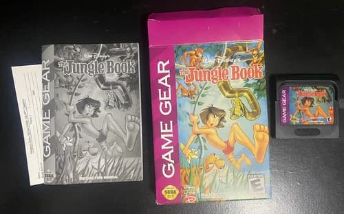 The Jungle Book (Complete in Box) - Sega Game Gear - Disney - Good Condition