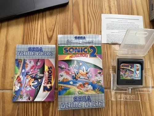 Sonic The Hedgehog 2 Sega Game Gear 1992. Complete w/ Box, Manual, Plastic Case