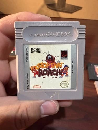 Stop That Roach (Nintendo Game Boy, 1994) Cartridge Only, Tested & Working