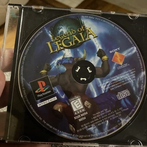Legend of Legaia (Sony PlayStation 1 PS1) RPG – Tested – Disc Only