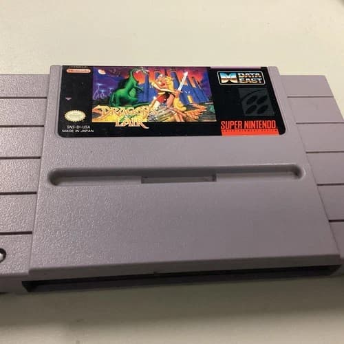 1993 Dragon's Lair Super Nintendo Entertainment System Loose Cartridge Works