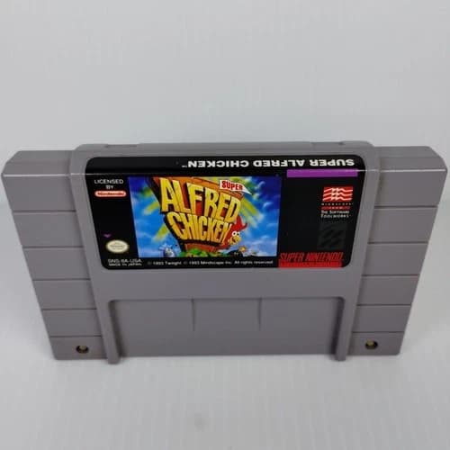 Super Alfred Chicken (Super Nintendo SNES) Cart Only - Tested - Free Shipping