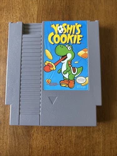 Vintage Nintendo Yoshi's Cookie 1985 NES Game TESTED
