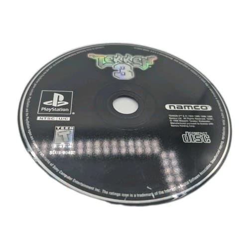 Tekken 3, Greatest Hits (Sony PlayStation 1, 1998) PS1 Disc Only Tested Working