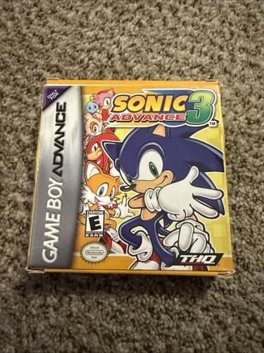 Sonic Advance 3 Nintendo Game Boy Advance, 2004 - CIB