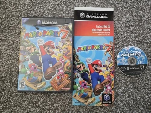 Mario Party 7 (Nintendo GameCube, 2005) - Complete CIB w/ Manual - Tested