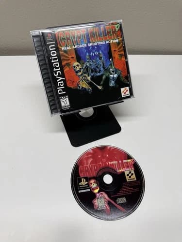 Crypt Killer (Sony PlayStation 1, 1997) PS1 CIB Complete w/ Reg Card