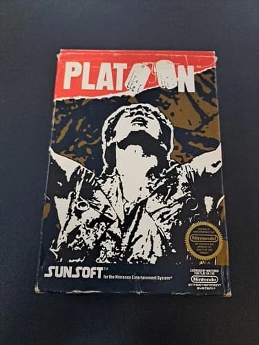 Platoon for Nintendo NES (1988) Complete In Box CIB - Tested - Authentic