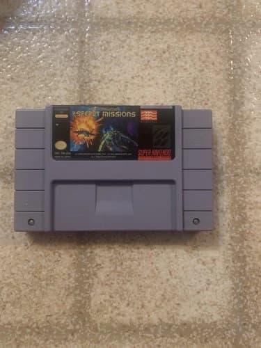 SNES Wing Commander The Secret Missions Tested And Working.