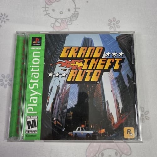 Grand Theft Auto Sony PlayStation 1 PS1 Complete w/ Manual Tested