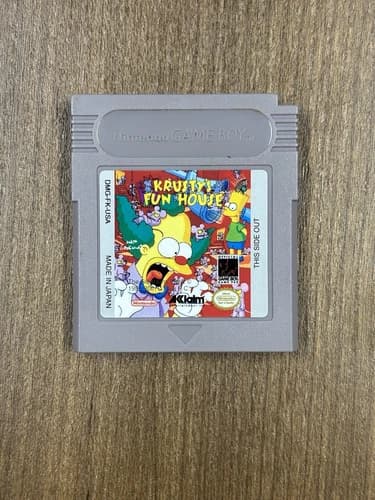 Krusty's Fun House - Gameboy - Cart Only! Loose!