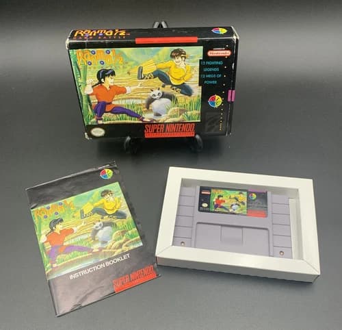 Ranma 1/2: Hard Battle (Super Nintendo SNES, 1991) CIB Tested! Authentic!