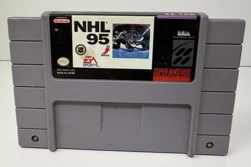 NHL 95 SNES Nintendo SNES (1994) Authentic Cart Only Tested
