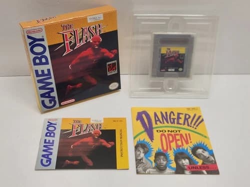 The Flash Nintendo Game Boy Complete CIB Authentic Uncommon Rare