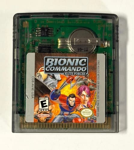 Bionic Commando Elite Forces (Game Boy Color, 2000) *Cartridge Only*