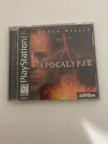 Apocalypse Starring Bruce Willis Sony PlayStation 1 PS1 Game NTSC U/C Action