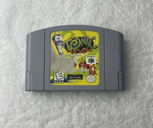 Tonic Trouble (Nintendo 64 N64, 1999) Cleaned- Tested - Free Ship