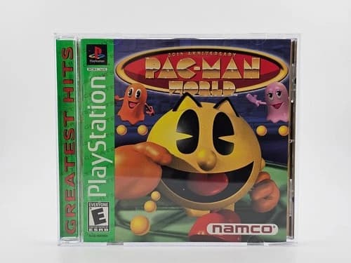Sony Playstation 1 PS1 Pac Man World CIB Cleaned & Tested