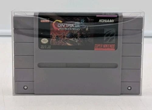 Contra 3 The Alien Wars Nintendo SNES 1992 Cartridge Only Tested Working EUC