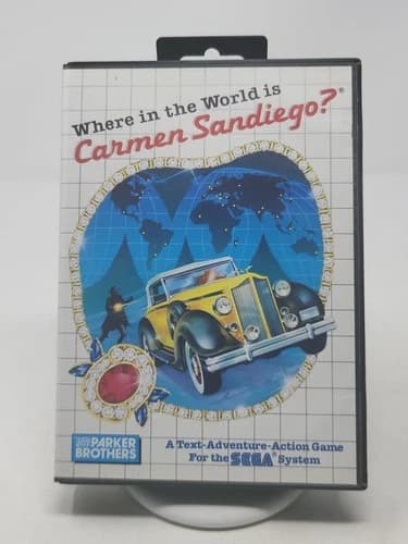 Where In The World Is Carmen Sandiego? (Sega Master System SMS) CIB