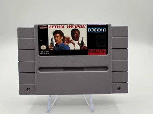 Lethal Weapon (Super Nintendo SNES, 1992) Authentic - Tested and Working