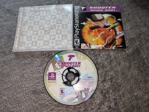 Shooter Space Shot Sony Playstation 1 PS1 CIB/Complete W/ Reg Card Tested!