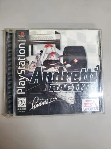 Andretti Racing (PlayStation 1, PS1, 1996) *Complete CIB -Tested*