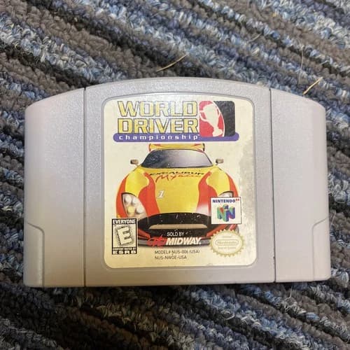 World Driver Championship 1999 Authentic N64, Tested Nintendo 64