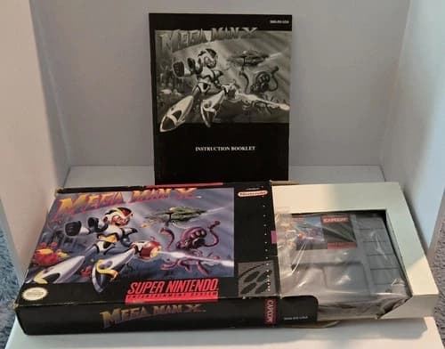 Mega Man X SNES CIB Manual Included