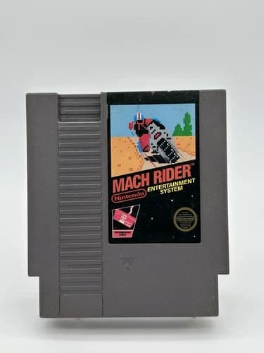 Nintendo Mach Rider NES Racing Game