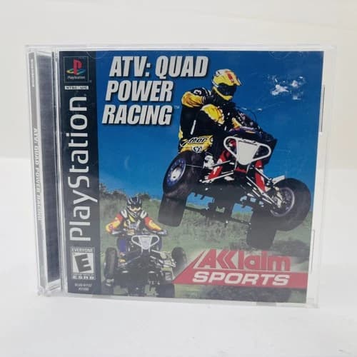 ATV: Quad Power Racing PS1 (Sony PlayStation, 2000) Complete W/ Manual