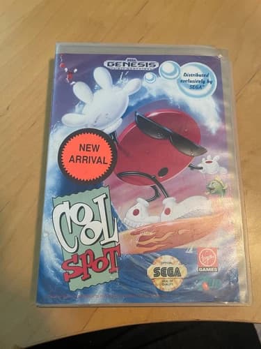 Cool Spot COMPLETE (Sega Genesis, 1993) - CIB