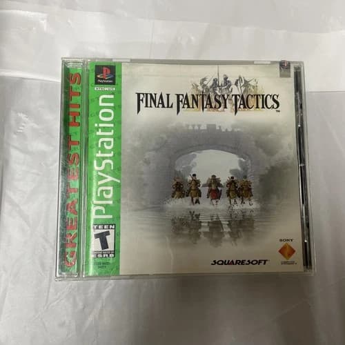 PlayStation 1 PS1 Game Final Fantasy Tactics CIB Complete In Box Tested Works